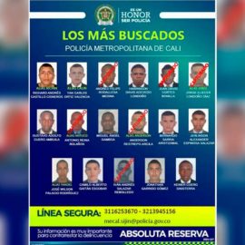 La Policía capturó a seis de los 17 hombres más buscados en Cali