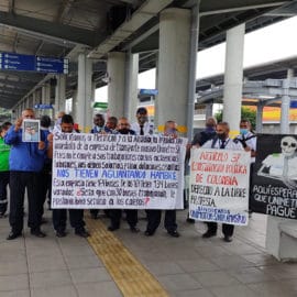 Trabajadores de operador del Mío denuncian retrasos en pagos