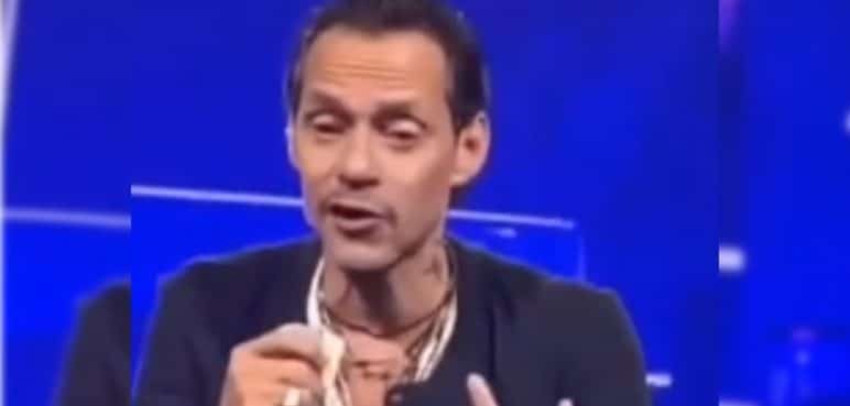Marc Anthony generó polémica en redes por extraño movimiento de mandíbula