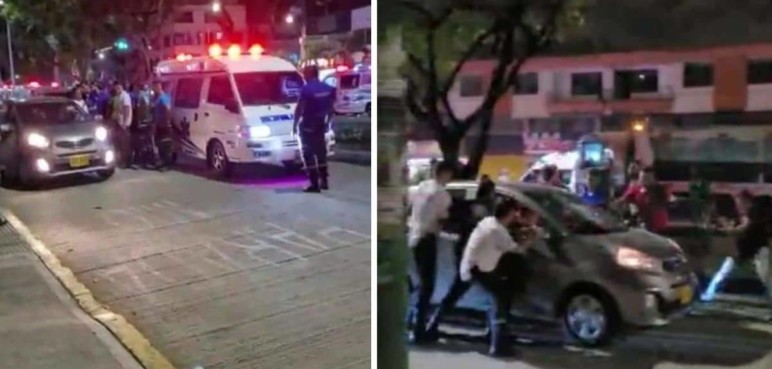 Paramédicos presentaron altercado con civiles