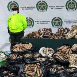 La Policía de Cali incautó 11 mil unidades de pólvora