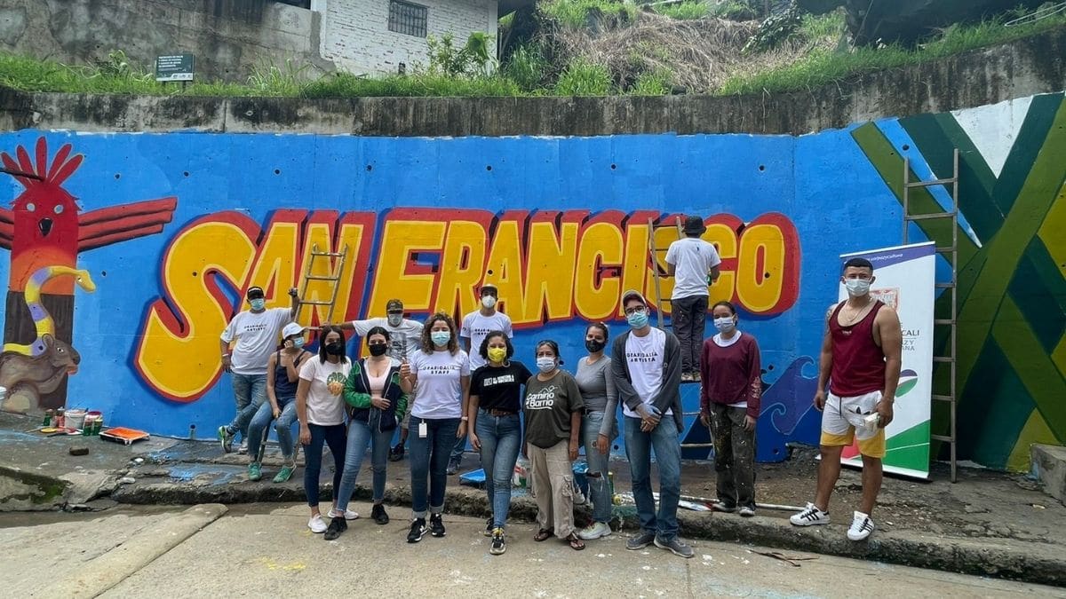 Comuna 20 busca cambiar el imaginario de violencia a través del arte urbano