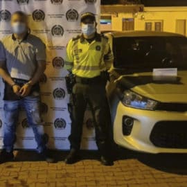 Capturan a hombre que conducía en Bugalagrande un carro robado en Cali