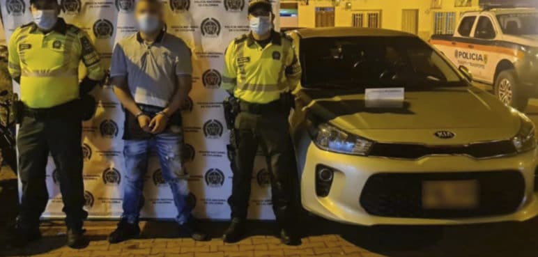 Capturan a hombre que conducía en Bugalagrande un carro robado en Cali
