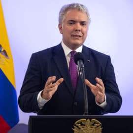 "Con la Policía no se hace politiquería": presidente Duque