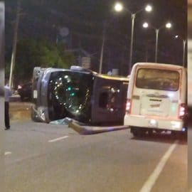 Bus que transportaba músicos de Jessi Uribe se accidentó en la vía a Yumbo