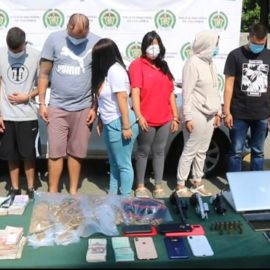 Caen 11 integrantes de la banda delincuencial 'los nachos' en Cali