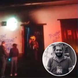 inescrupulosos intentaron incendiar la casa de las tías del estudiante Esteban Mosquera