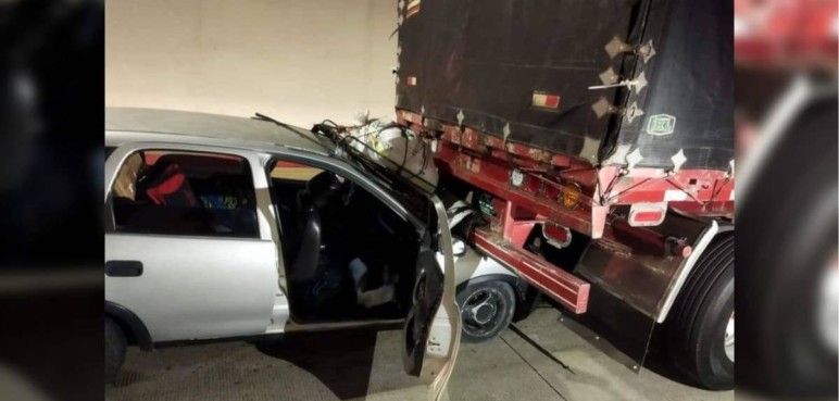 Nuevo accidente de tránsito en el túnel Los Venados en La Línea