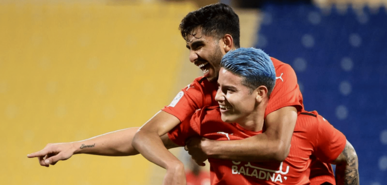 Al-Rayyan ganó gracias a una gran presentación de James Rodríguez