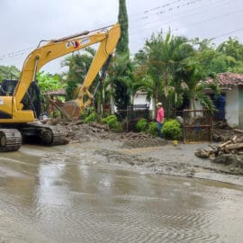 Desbordamiento del río Cañas en Florida, Valle afectó a 80 familias