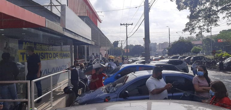 Emergencia en Cali por alta demanda de pruebas covid: reportan largas filas