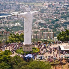 Parte de la estructura metálica del Proyecto Cristo Rey ya está lista
