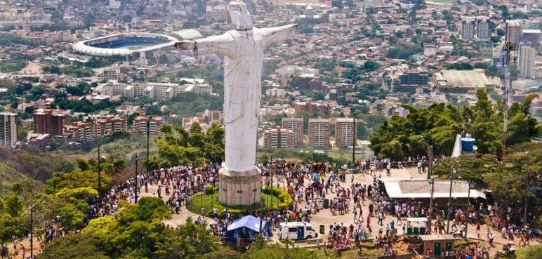 Parte de la estructura metálica del Proyecto Cristo Rey ya está lista