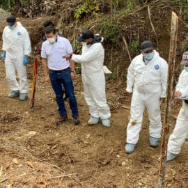 Fiscalía visitó el sitio donde asesinaron a líder de la guardia indígena del Cauca