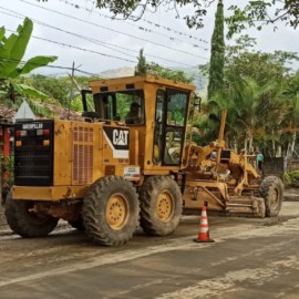 Avanza recuperación de vías en Valle afectadas por la ola invernal