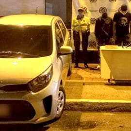 Rápida acción de la Policía permitió recuperar carro robado en Jamundí
