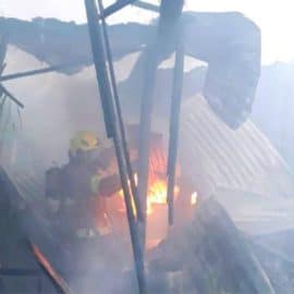 Incendio en el oriente de Cali dejó siete viviendas incineradas