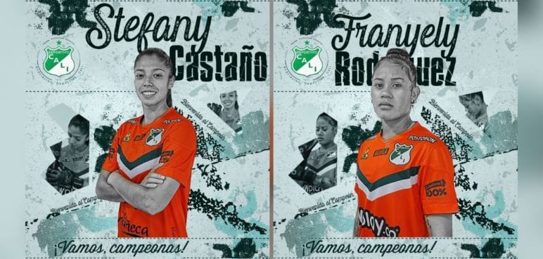 Deportivo Cali Femenino presentó sus dos nuevas arqueras