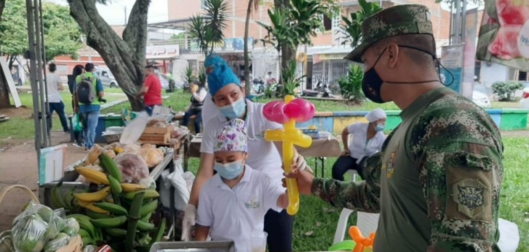 Ejército desarrolla campaña frente a la negativa del reclutamiento de menores