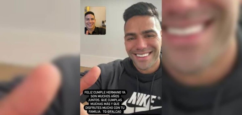 El mensaje de James a Falcao que encendió las redes