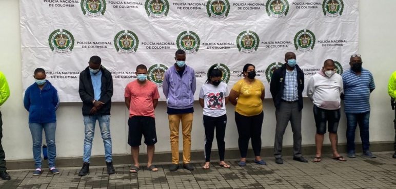 Capturado "Los Tierreros" banda criminal dedicada a vender predios ilegales en Cali
