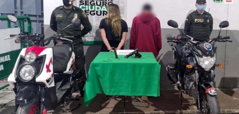 Judicializan a mujer y menor de edad que estarían implicados en hurto de moto