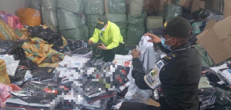 Incautan más de 2.000 unidades de calzado y confecciones en Cali