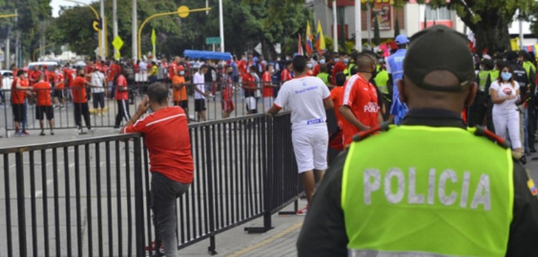 Despliegan dispositivo de seguridad para partido América VS. Santa Fe en el Pascual