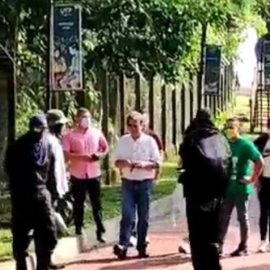 Encapuchados habrían sacado a Fajardo de la UTP en plena campaña