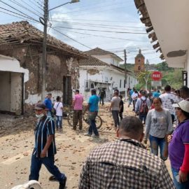 Explosión de bomba cerca a la estación de policía de Caloto, Cauca, causó pánico