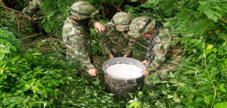 Fiscalía destruye 120 kilos de explosivo en Tumaco