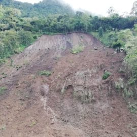 Preocupación por posibles deslizamientos de tierra en el Cauca