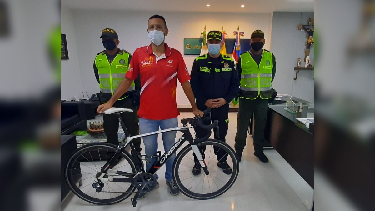 Recuperan bicicleta hurtada dal paraciclista Edwin Sandoval