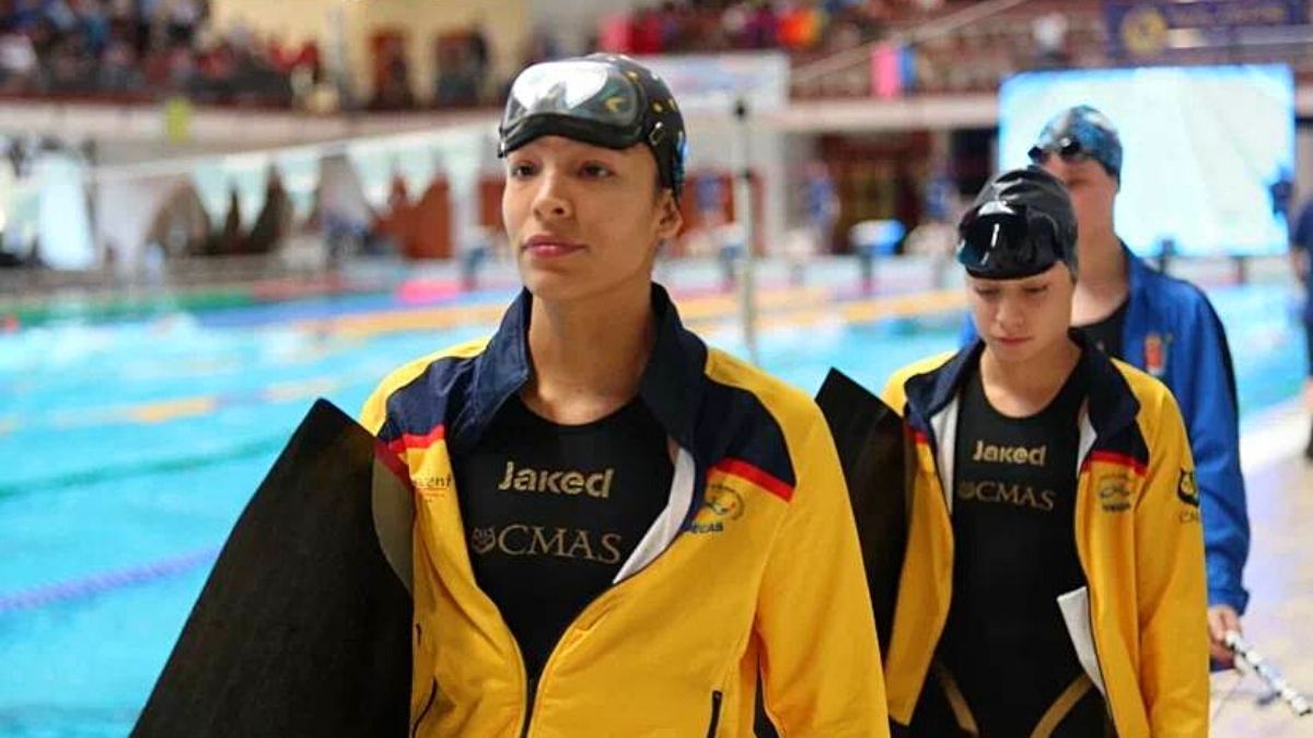Vallecaucanos sobresalen en la Copa Mundo de Natación con Aletas en Hungría