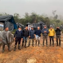 Avanza la implosión y sellamiento de las minas ilegales en los Farallones