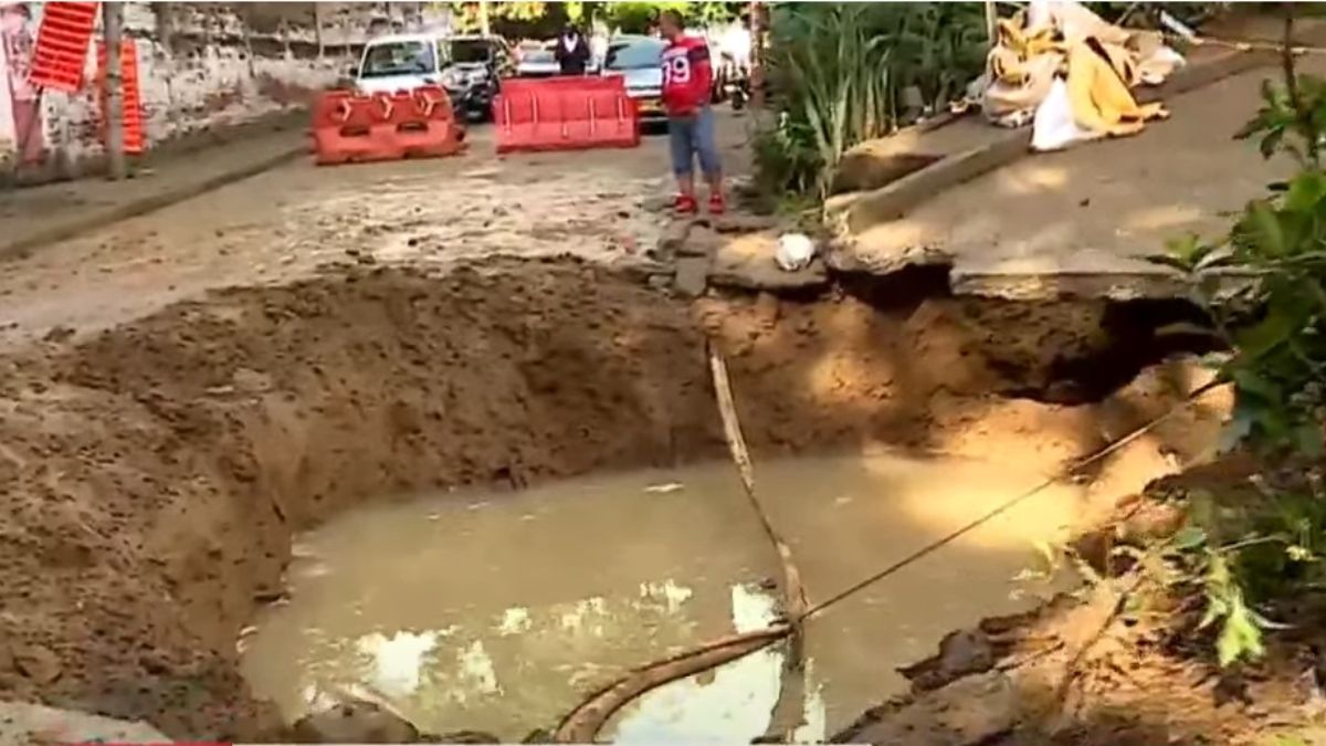 Avanzan trabajos de Emcali para reparar daño que afecta a siete barrios