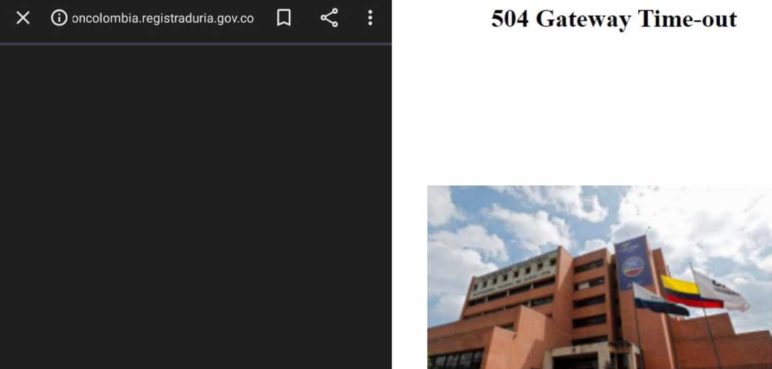 Caída de la página de la Registraduría sería, al parecer, por un ciberataque