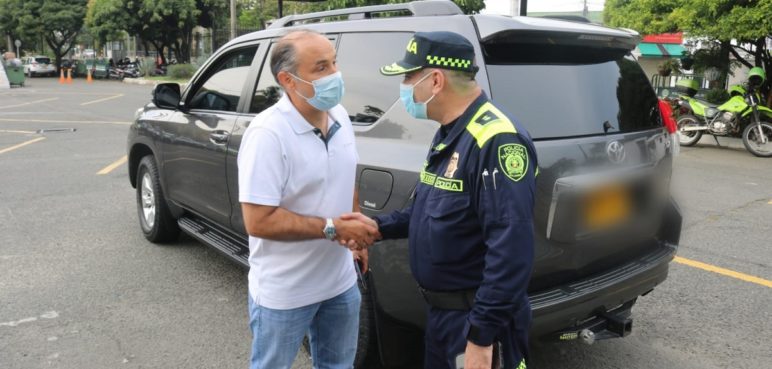 Camioneta hurtada fue recuperada en tiempo récord por la Policía