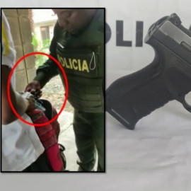 A menor de 16 años en El Cerrito le hallaron arma de fuego en el salón de clases