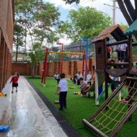 Colegio en Calipso reabrió sus puertas tras ser afectado en el Paro Nacional