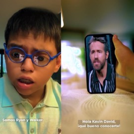 'El Mindo' sorprendió en sus redes al subir un video con el actor Ryan Reynolds