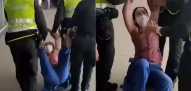 Escandalosa expulsión de la candidata al Senado que protestó contra Viva Air