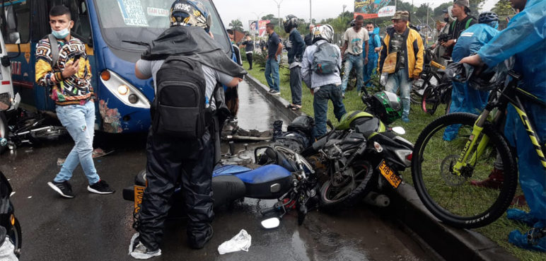 Incrementa el número de accidentes de tránsito en Cali