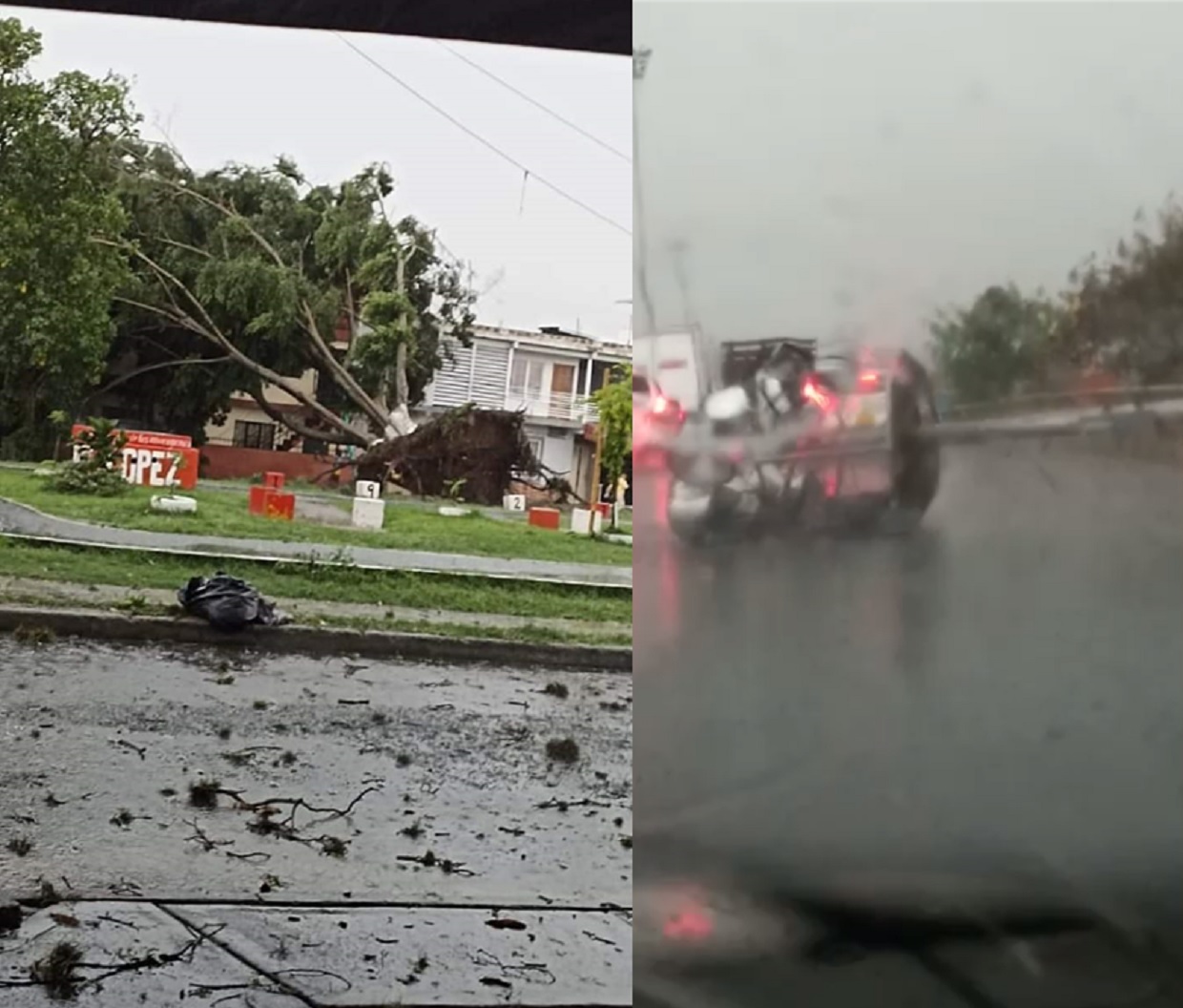Fuerte aguacero se presentó en Cali en la tarde de este viernes