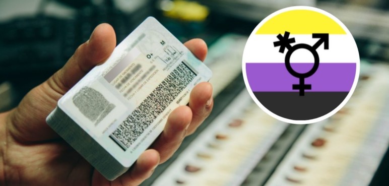 Género no binario: incluido en documentos de identificación