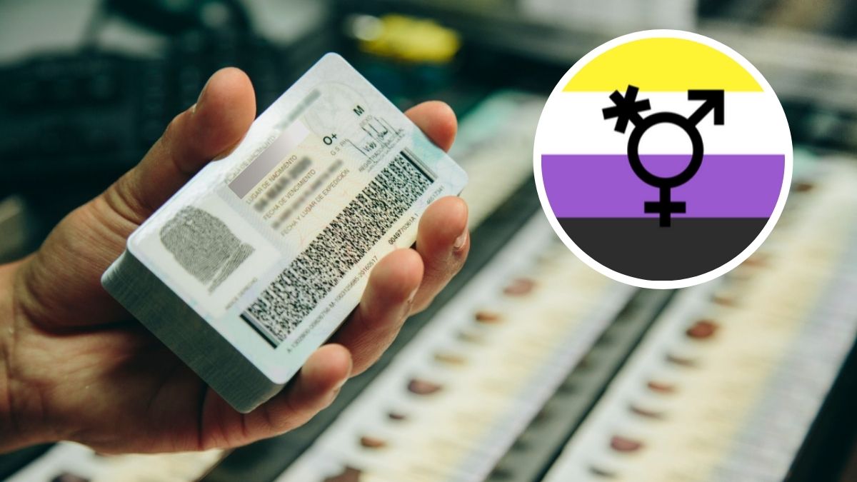 Género no binario: incluido en documentos de identificación