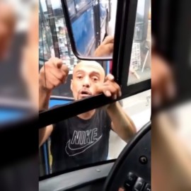 Nuevo episodio de intolerancia con conductor del MÍO