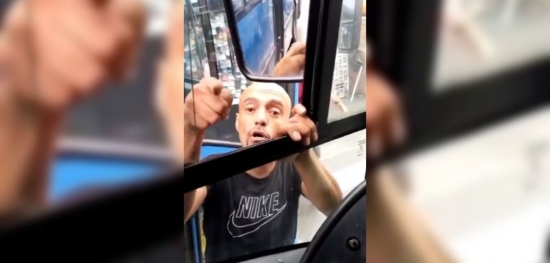 Nuevo episodio de intolerancia con conductor del MÍO