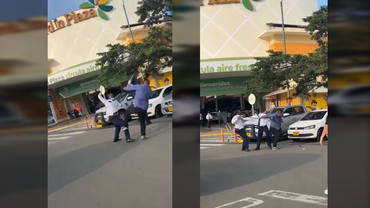 Pelea entre estudiantes terminó en altercado con la Policía en el norte de Cali